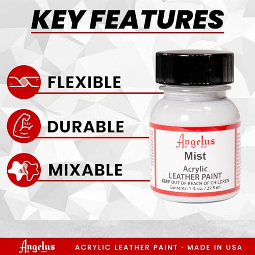 Angelus Acrylic Leather Paint 1 Fl Oz Pack of 1 Mist - Image 3