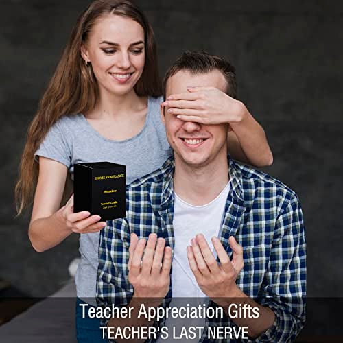 Homsolver Teacher Appreciation Gifts for Women Men, Christmas Birthday Valentines Retirement Thanksgiving Teachers' Day Graduation Season, Teacher’s Last Nerve Scented Candles - Image 4
