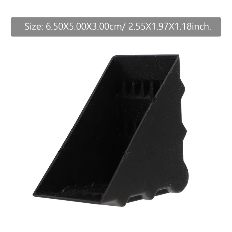 100 Pcs Black Plastic Corner Protectors 50x50x30mm For Furniture And Home Safety - Image 3