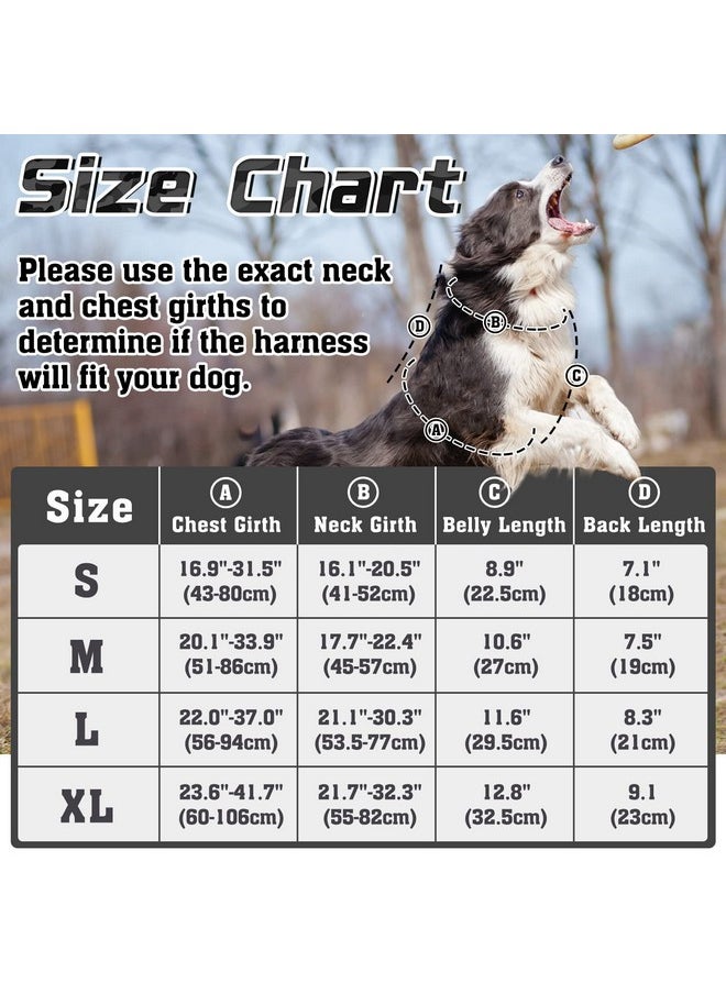 Rabbitgoo - rabbitgoo Tactical Dog Harness for Large Dogs, No Pull Military Dog Harness with Handle & Molle, Easy Control Service Dog Vest Training Walking, Adjustable Reflective Tactical Pet Harness, Black, L - Image 1