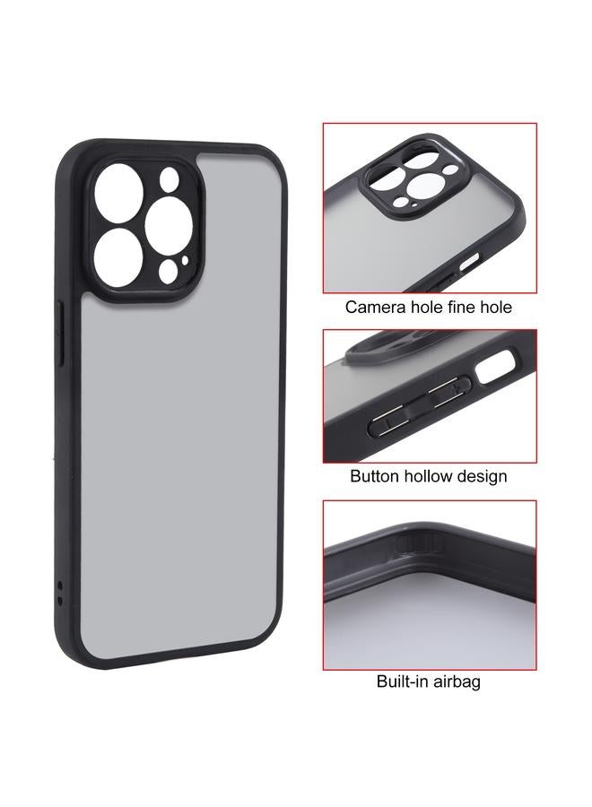 Zaboon Case For iPhone 13 Pro Fine Pore Matte Black TPU + PC Phone Case - Image 3