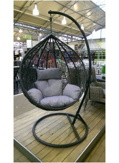 Sampa Rattan Sampa Rattan Single-Seat Swing – A Cozy Nook for Peaceful Retreats.  - Image 1