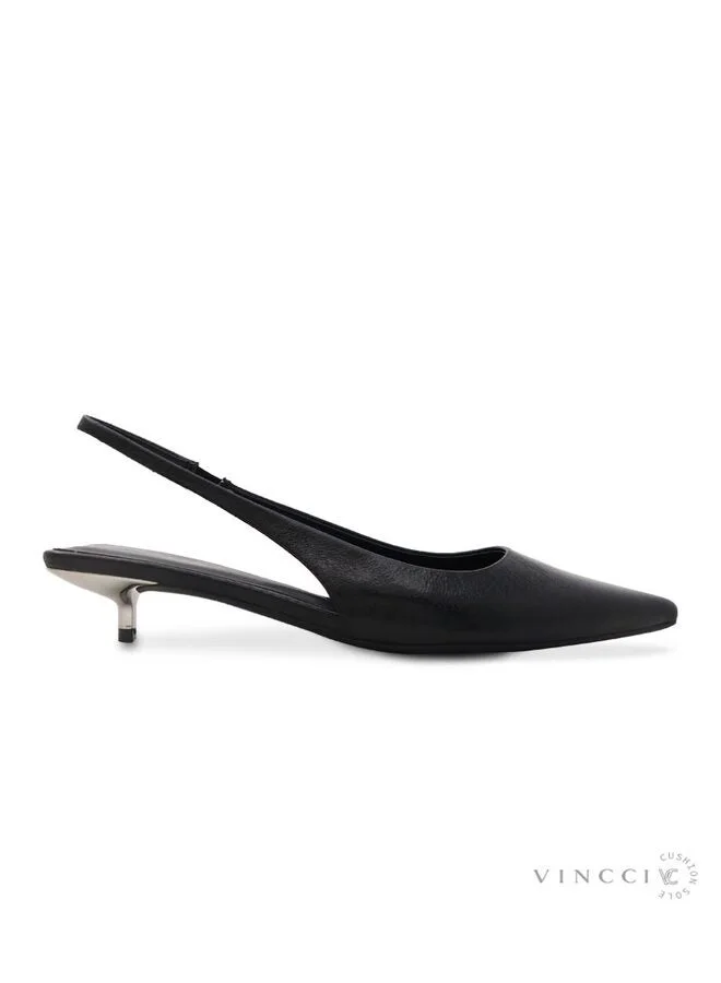 Vincci Pointed Toe Low Heel Ankle Strap Sandals