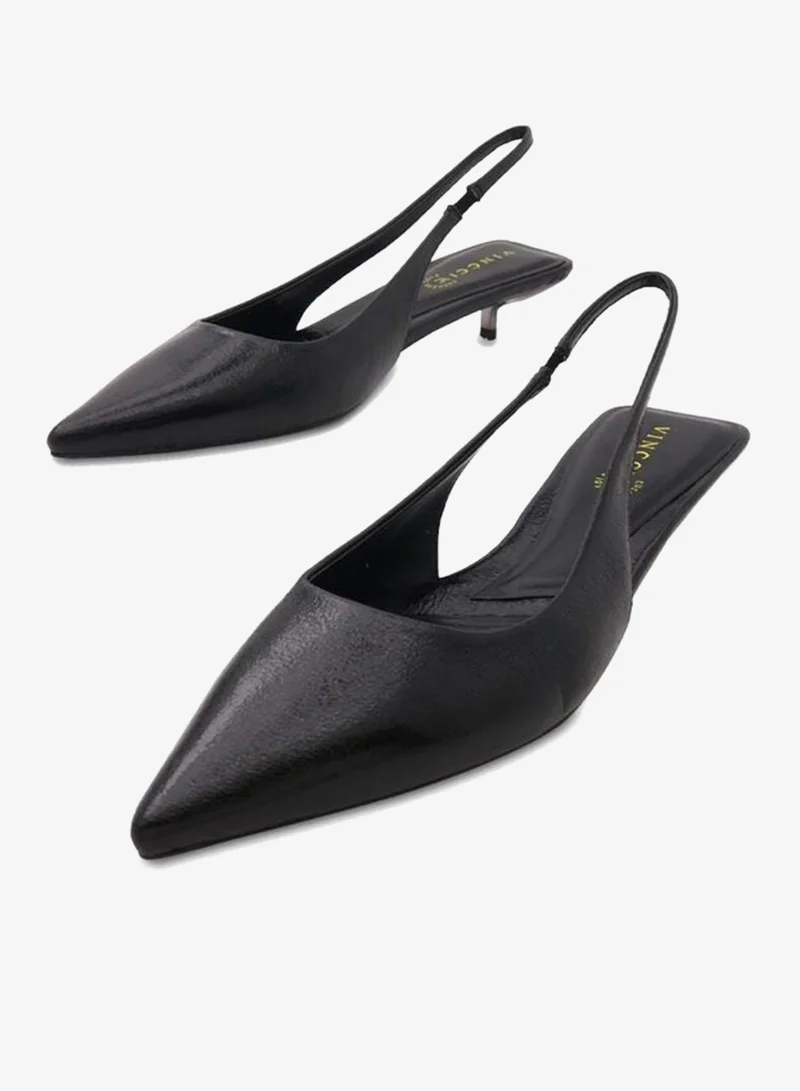 فينتشي صنادل بحزام الكاحل بمقدمة مدببة بكعب منخفض