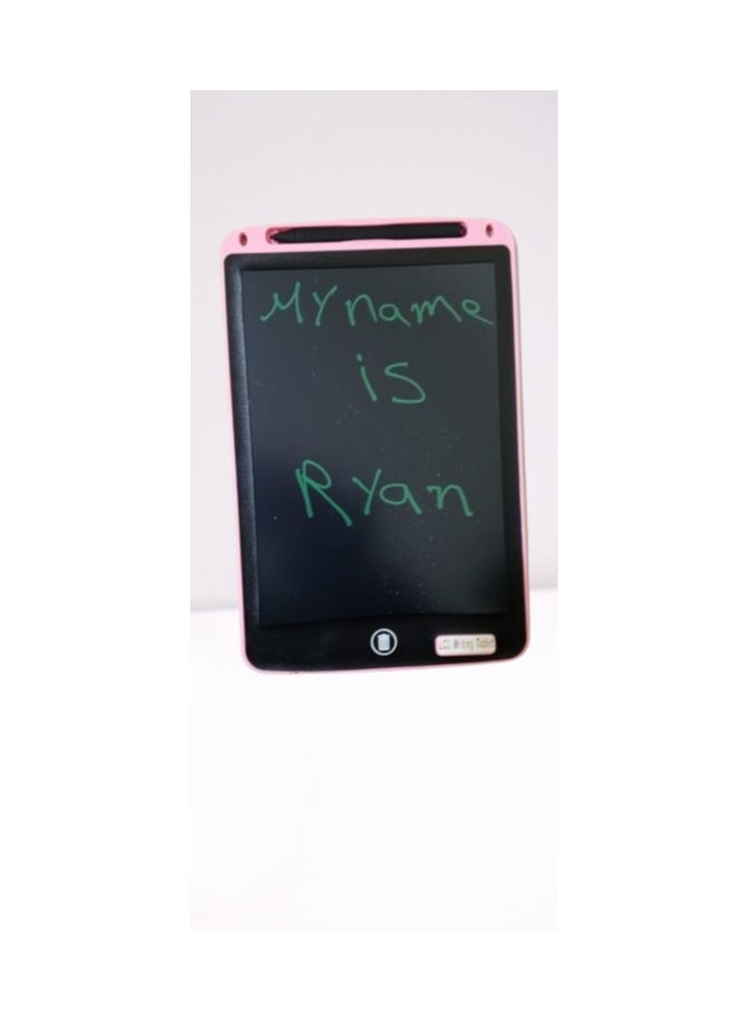 Hansong LCD Writing Tablet for Kids,10.5 Inch Colorful Toddler Doodle Board, Erasable Magical Drawing Pad, Educational Birthday Gift, Learning Toys for 3 4 5 6 Year Old Girls Boys(Pink)  - Image 1
