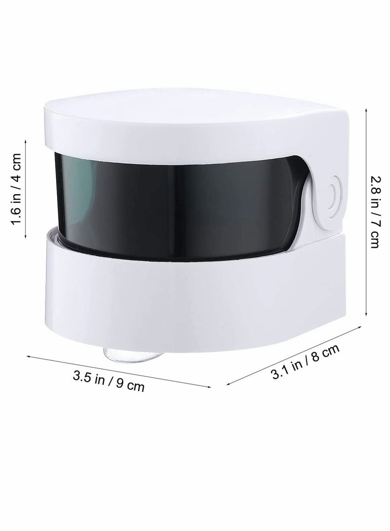 SYOSI Portable Ultrasonic Cleaner Professional Jewelry Manual 3 to 10 Minutes for Rings Watches Eyeglasses Denture Coins Razors Brushes - Image 4