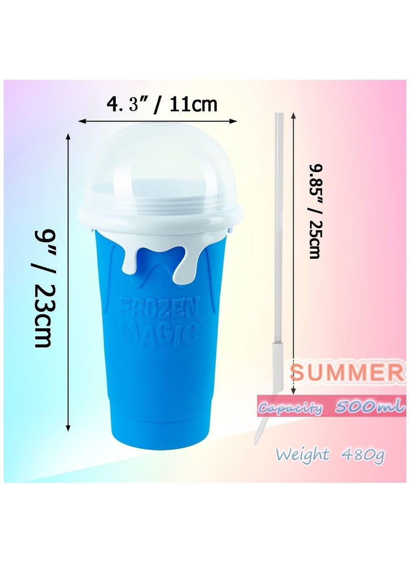 Generic - Slush Cup Magic Quick Frozen Slush Machine 500 Ml Slush Ice Cream Cup Slush Maker Smoothie Cup Frozen Slushy Cup Slushy Cup Freezer Cup For Smoothies - Image 1