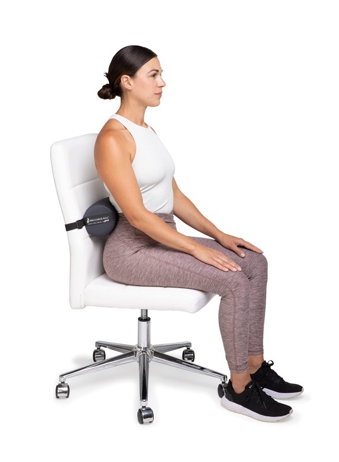 OPTP The Original Mckenzie Lumbar Roll By Optp Low Back Support For Office Chairs And Car Seats  - Image 3