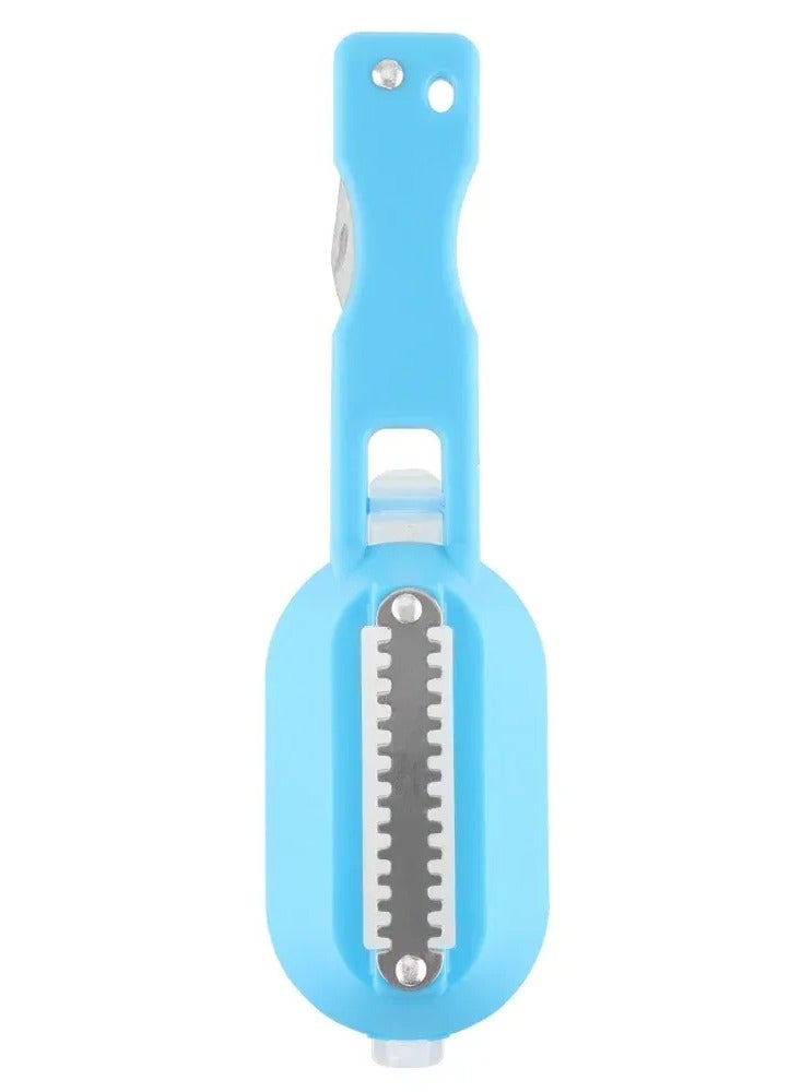 Fish Skin Brush Fast Remove Fish Scale Scraper Planer Tool Fish Scaler Fishing Knife Cleaning Tools - Image 1