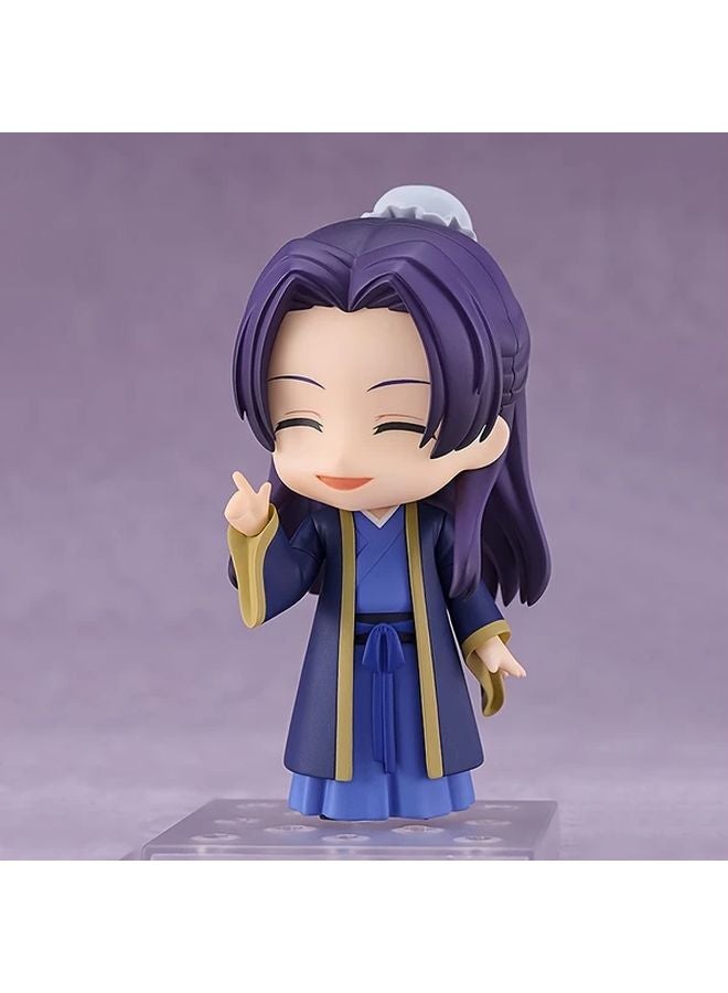 Anime Figure A196 Purple Haired Character Golden Accents Traditional Attire Collectible Statue - Image 5