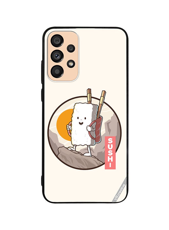 VR CREATIVE Protective Case Cover For Samsung Galaxy A33 5G Travel Sushi Design Multicolour - Image 1