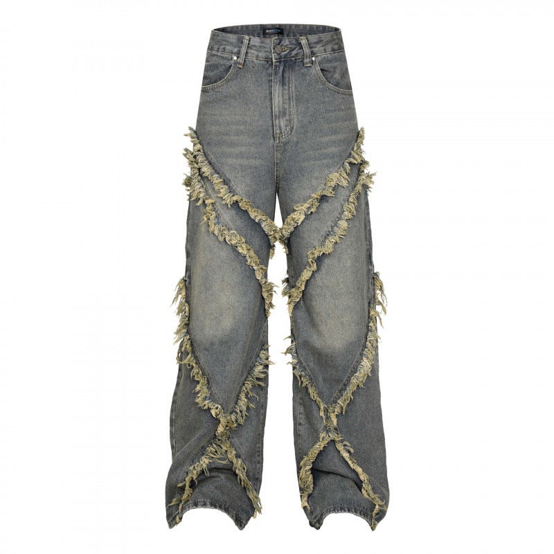 Unisex Casual Daily Denim Jeans - Image 1