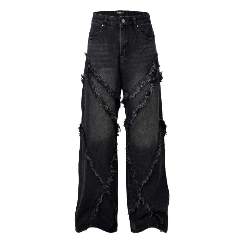 Unisex Casual Daily Denim Jeans - Image 4