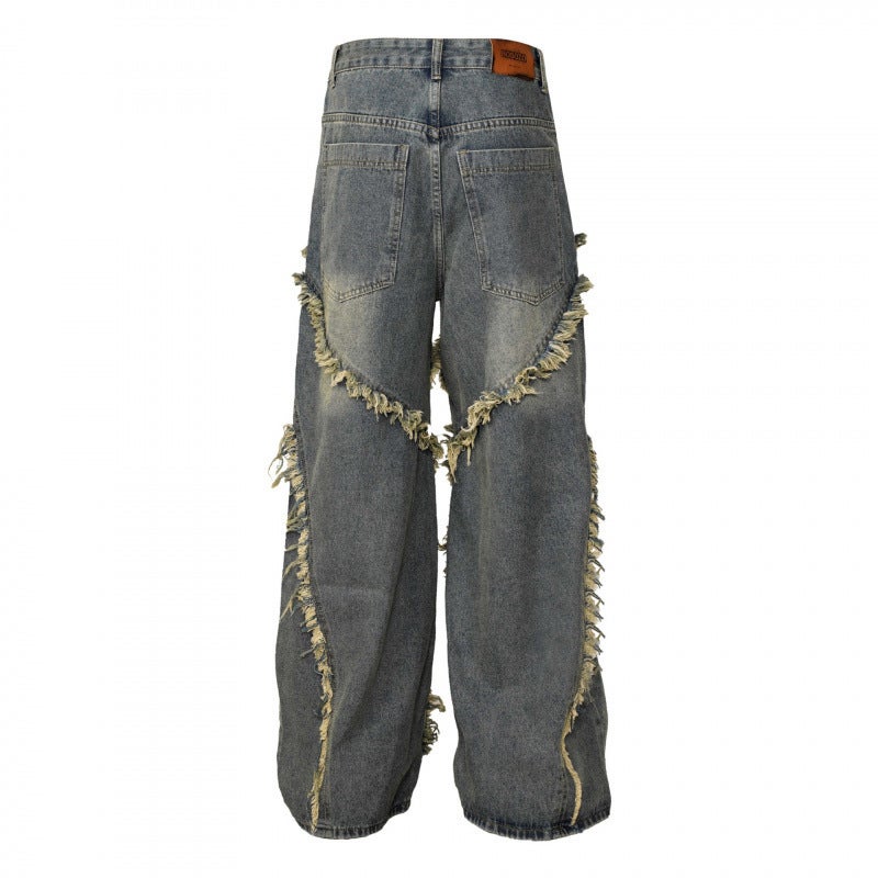 Unisex Casual Daily Denim Jeans - Image 3