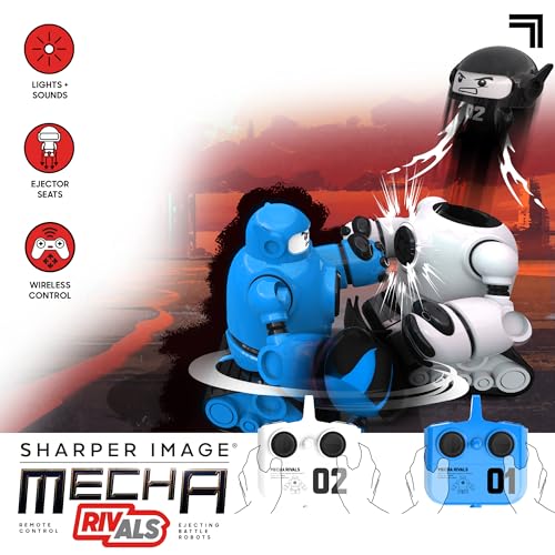 Sharper Image Mecha Rivals Remote Control Battle Robots TwoPlayer Wireless Fighting Set with Lights and Sounds - Image 5