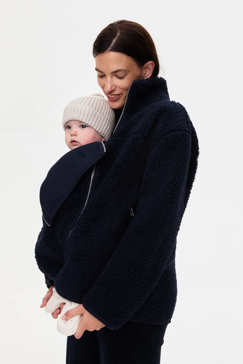H&M  MAMA Before & After Babywearing teddy jacket for Women | Best Price UAE