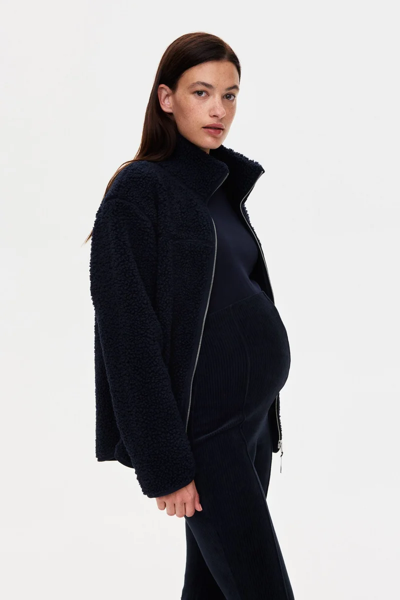 H&M  MAMA Before & After Babywearing teddy jacket for Women | Best Price UAE