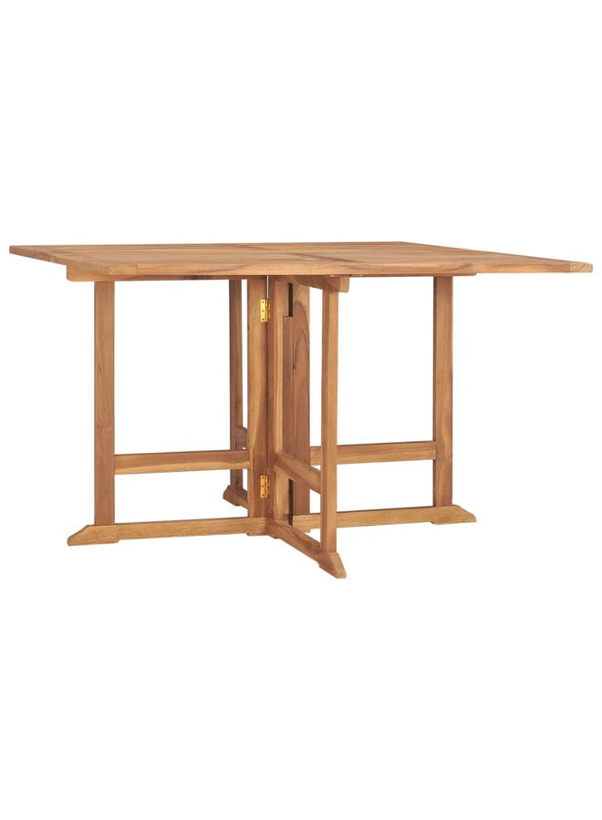 فيداكسل طاولة سفرة حديقة قابلة للطي 75x110x110 سم خشب ساج صلب 318481 - Image 1