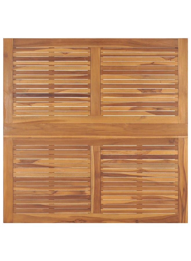 فيداكسل طاولة سفرة حديقة قابلة للطي 75x110x110 سم خشب ساج صلب 318481 - Image 3