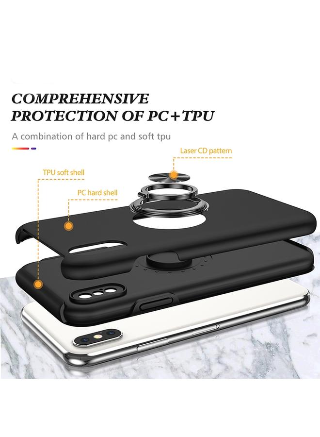 اس-توب جراب لهاتف iPhone XS Max مزود بحلقة مغناطيسية وحامل مضاد للصدمات - Image 4