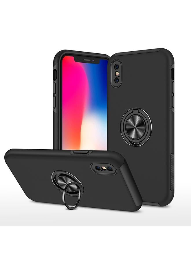 اس-توب جراب لهاتف iPhone XS Max مزود بحلقة مغناطيسية وحامل مضاد للصدمات - Image 1