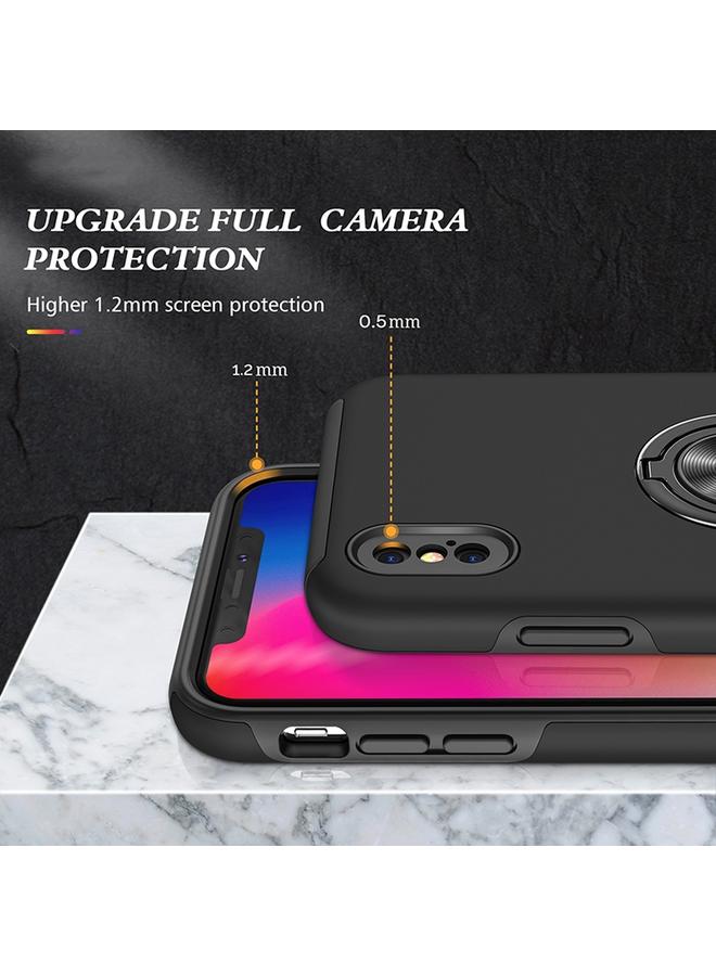 اس-توب جراب لهاتف iPhone XS Max مزود بحلقة مغناطيسية وحامل مضاد للصدمات - Image 5
