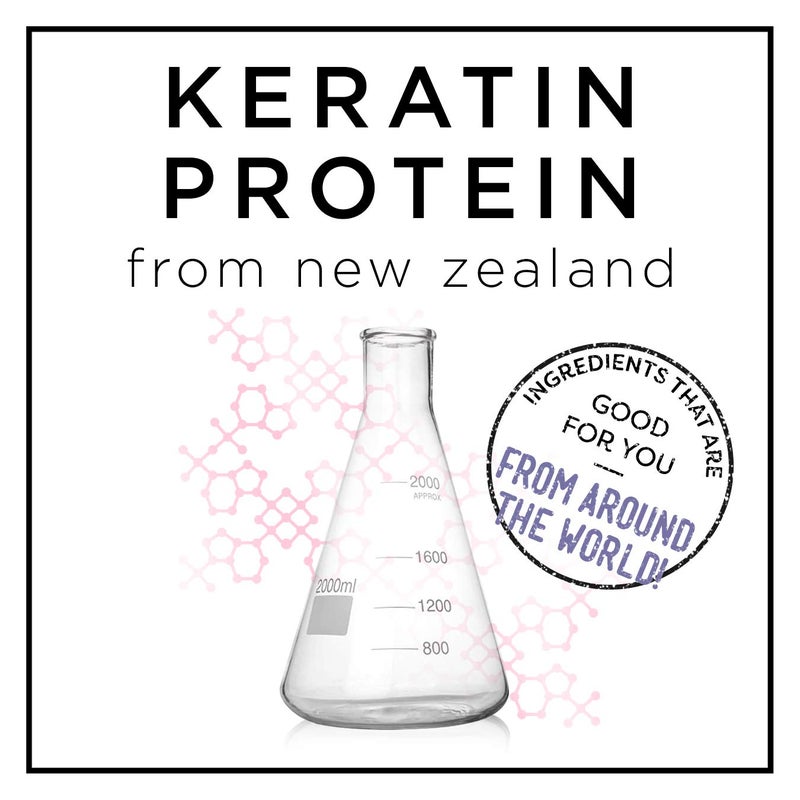 HASK KERATIN PROTEIN Smoothing Hair Oil Vials for Shine, Frizz Control and All Hair Types - Color Safe, Gluten-Free, Sulfate-Free - 2 Vials - Image 4