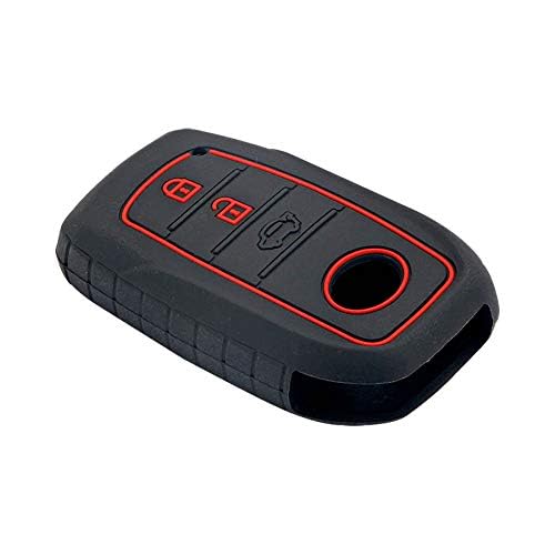 CARMATE Silicone Car Key Cover KC-18 Fit for ( Toyota Fortuner, Innova Crysta )-Black - Image 3