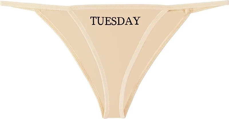 Sensu Women's Day Printed 7-Piece Side String Bikini Panties