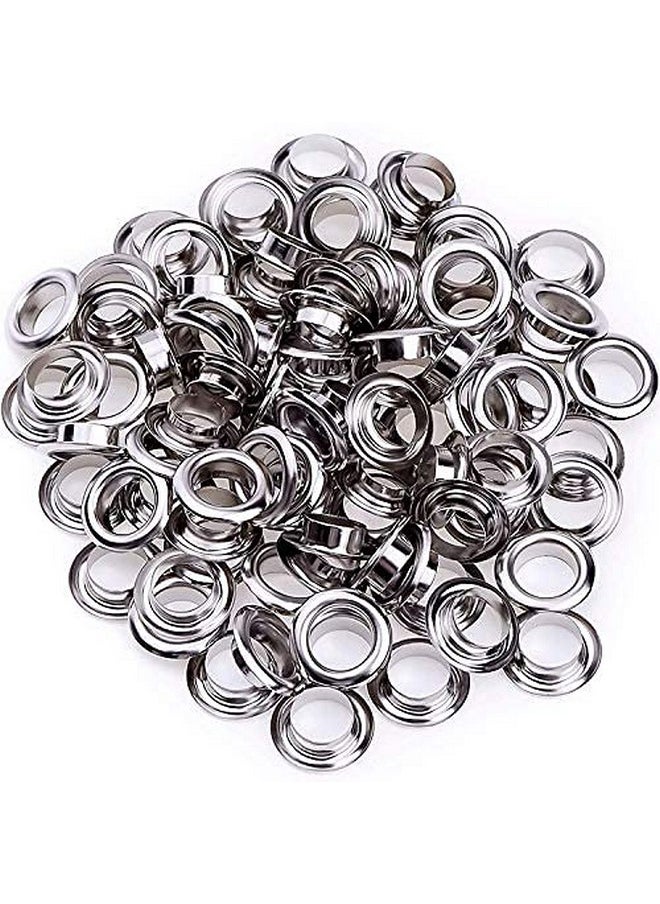 Pangda Ahvqevn Grommet Tool Kit Grommet Setting Tool 100 Sets Grommets Eyelets (1/2 Inch Diameter) Eyelets And Eyelet Punch Die Tool  - Image 5