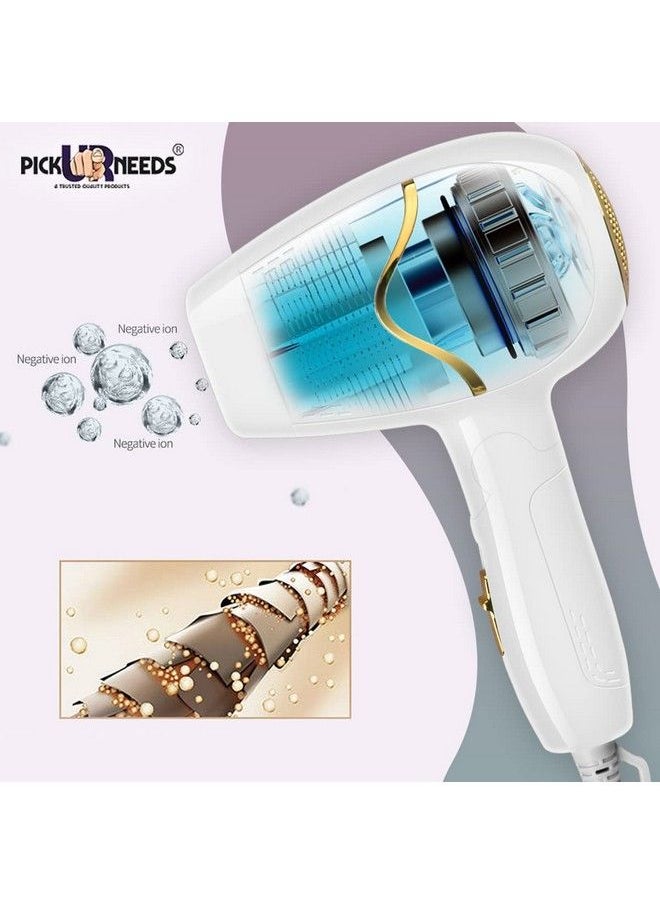 Hair Dryer Punhd002 3500 Watt With Foldable Handle(Gold) - pzsku/Z0D022B6B5E0FE20F35F6Z/45/_/1690523651/7c855968-650d-4a1f-8773-49934d4a215d