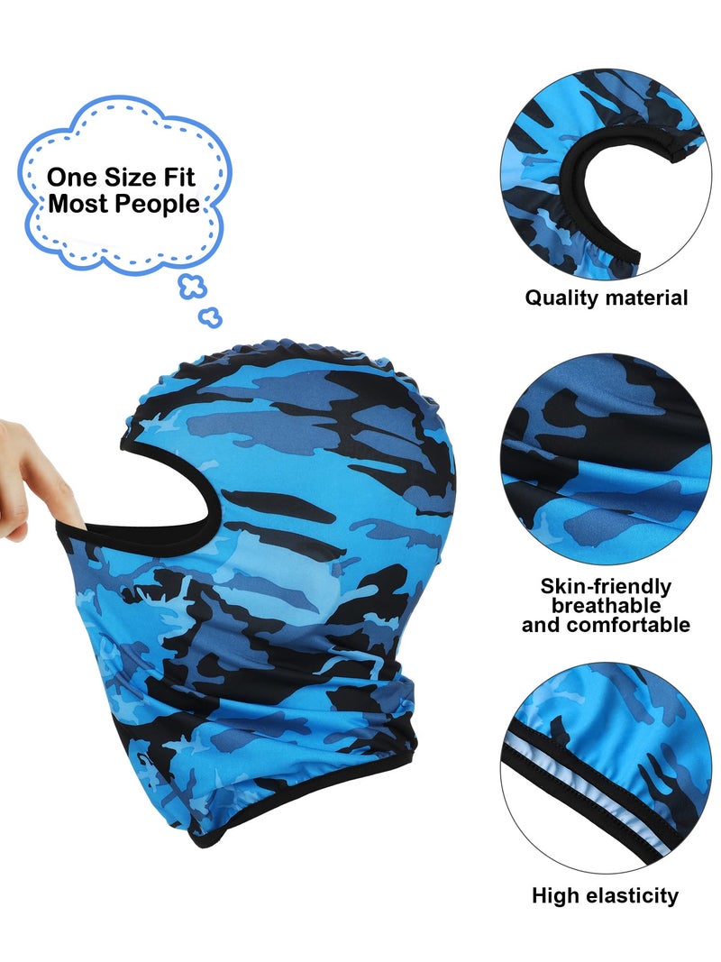 Geyoga 12 Pcs Sun Protection Balaclava for Women Full Face Cover UV Protection Balaclava Ski Mask for Men Outdoor Cycling(Camouflage Style,Camouflage Color) - Image 3