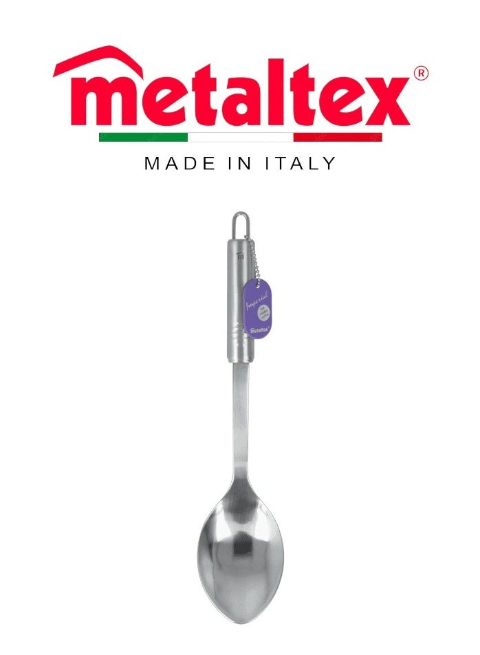 Metaltex Metaltex Imperial Serving Spoon – 32cm Stainless Steel with Ergonomic Handle, Beginner Series - Image 1