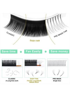 Volume Lash Extensions D-0.07-18 Easy Fan Volume Lashes Flowering Lash Extensions Rapid Blooming Lashes Rapid Blooming Eyelash Extensions 9 to 20 mm Mega Volume Lash Extensions C D curl(D-0.07,18mm) - pzsku/Z0D025DACE33F67E0466DZ/45/_/1741168618/be129778-a97d-49e4-a4df-8a921e0f1118