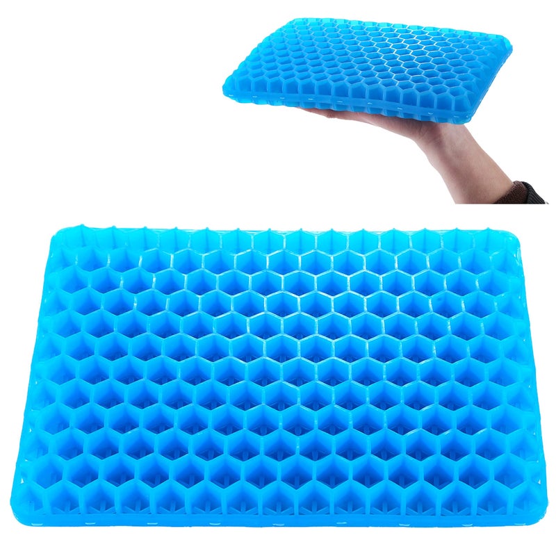 LYUANEC Gel Seat Cushion for Long Sitting - 10" x 7" x 1.4" (Mini) Gel Cushion for Kids, Pressure Relief Cushion for Chair - Image 1