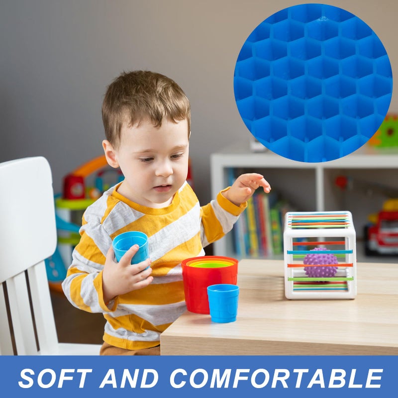 LYUANEC Gel Seat Cushion for Long Sitting - 10" x 7" x 1.4" (Mini) Gel Cushion for Kids, Pressure Relief Cushion for Chair - Image 4