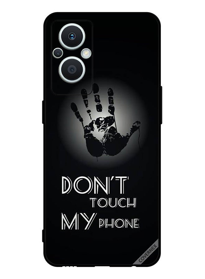 Covernex Protective Case Cover For Oppo Reno 7 Lite Don't Touch My Phone Hand - Image 1