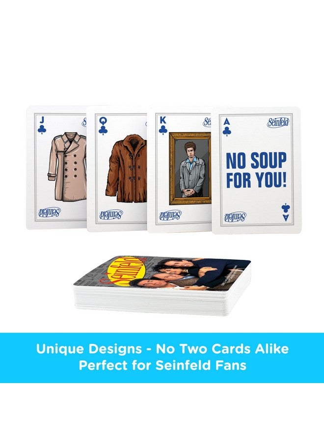 AQUARIUS Seinfeld Playing Cards - Seinfeld Icons Themed Deck of Cards for Your Favorite Card Games - Officially Licensed Seinfeld Merchandise & Collectibles - Image 3