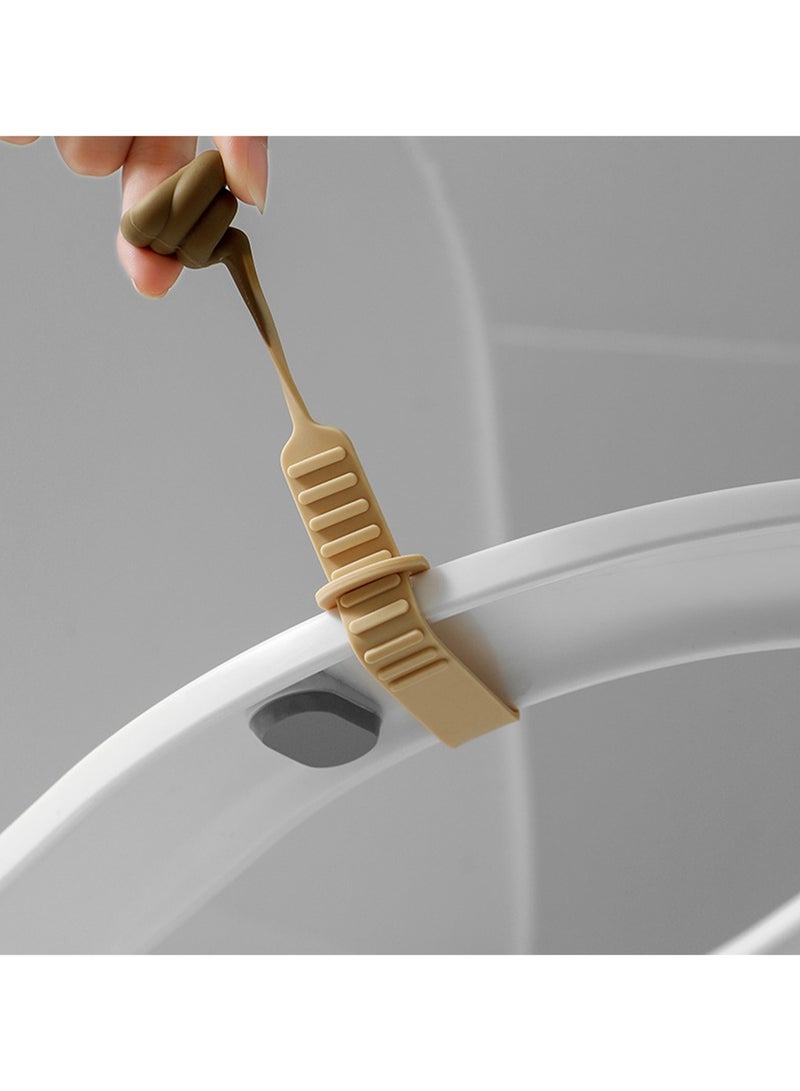 1 Piece Of Silicone Toilet Lid Lifter For Shaped Toilets