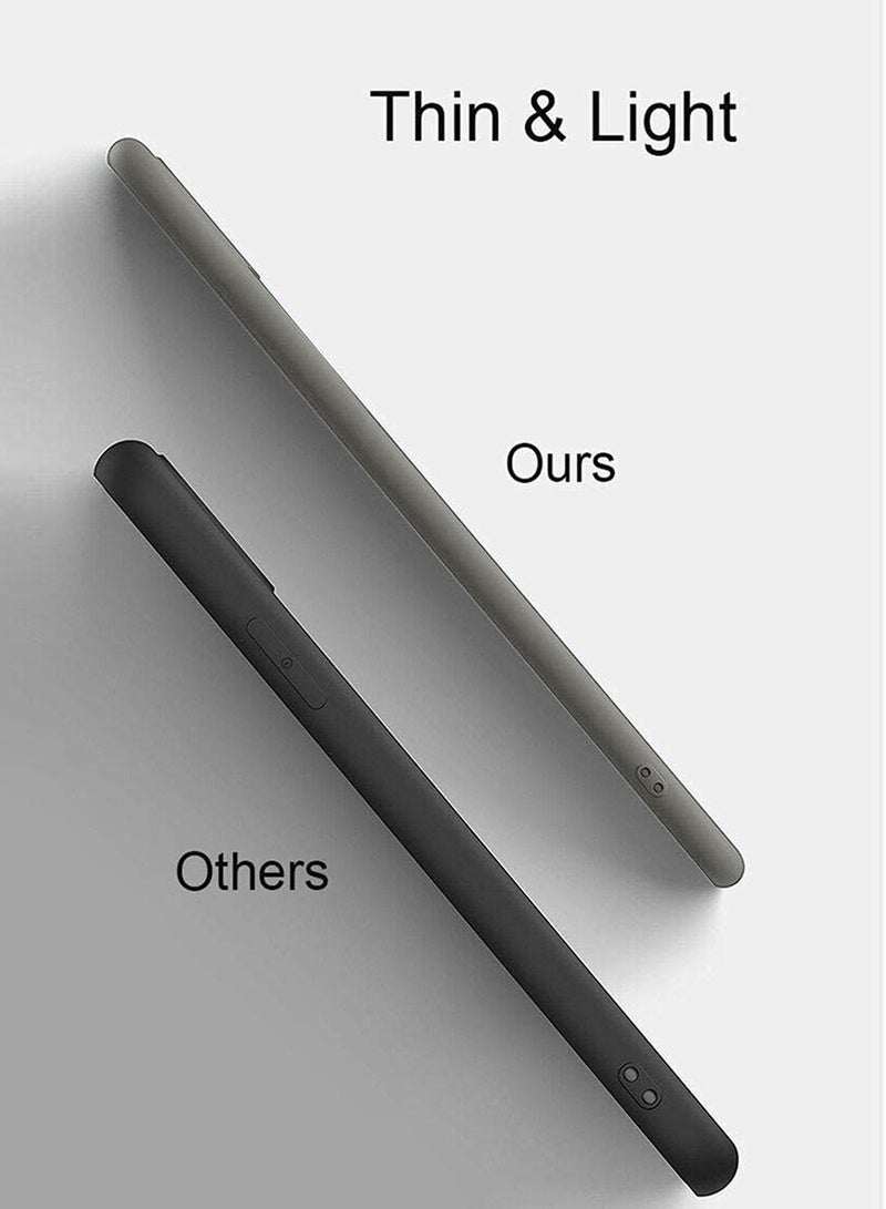 دبليو تيك جراب أبل آيفون 17 برو ماكس 5G لعام 2025 من السليكون السائل الفاخر عالي الجودة (MCRPSN) - التيتانيوم - Image 5