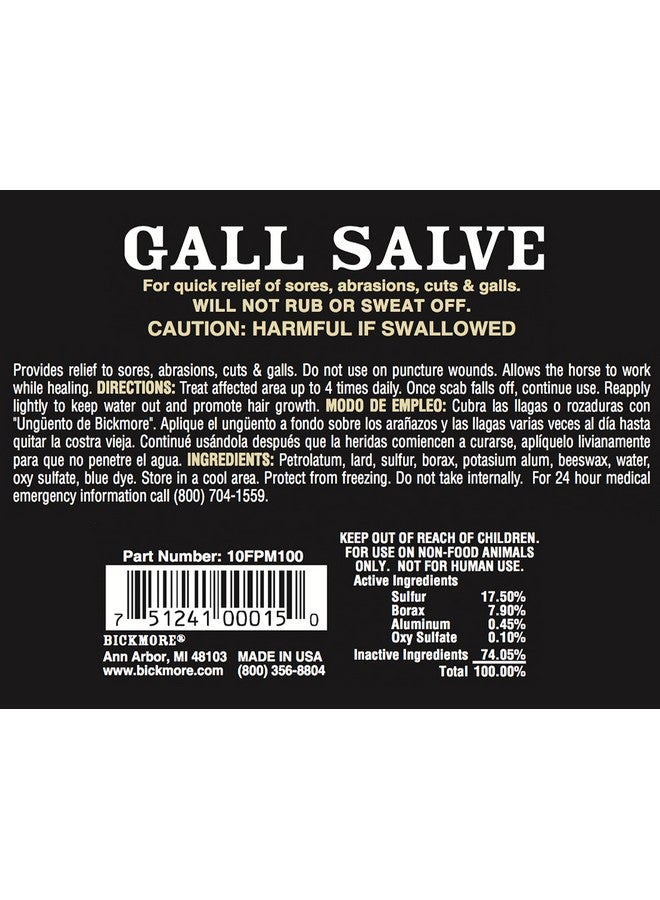 Bickmore Gall Salve Wound Cream For Horses 5oz - For Quick Equine Relief of Sores, Abrasions, Cuts and Galls - Image 2
