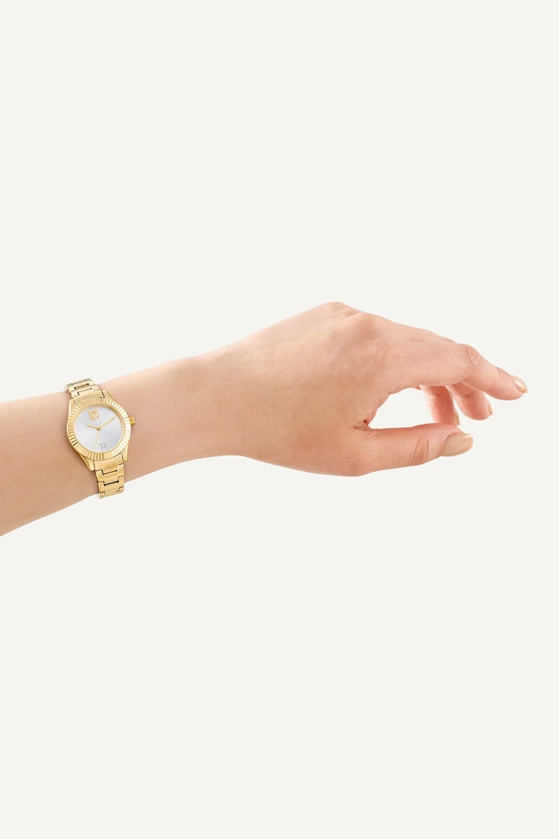 د ك ن ي Women Logo Watch