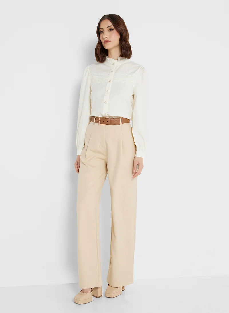 ELLA Lace Trim Top