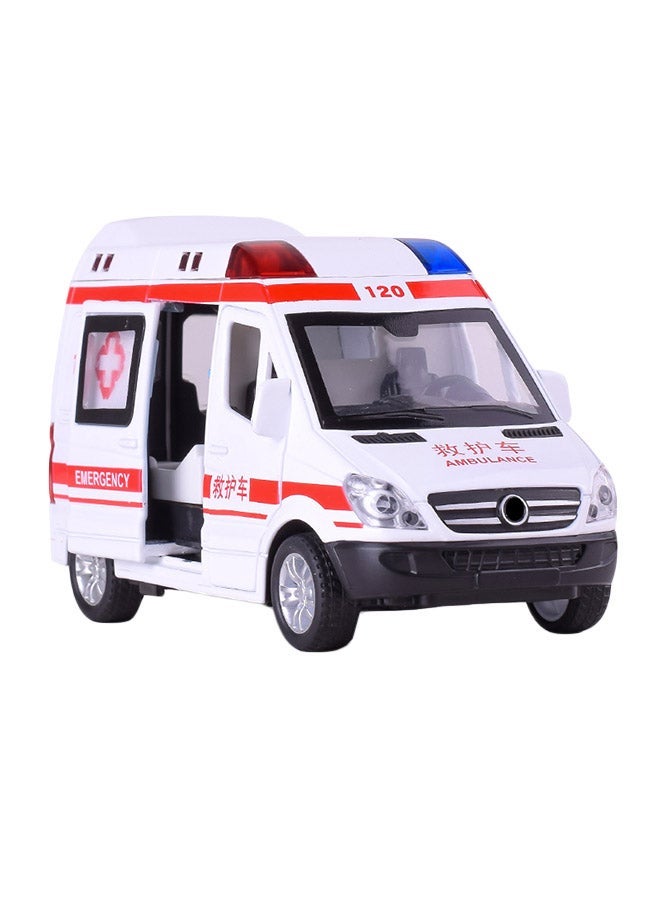 NIBEMINENT Ambulance Emergency Diecast Car Toy
