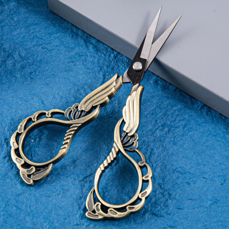 GLEXAL 2-Pack Embroidery Scissors Kit with Covers - Cute Cut-Out Design Handles, Sharp Tips for Precise Cutting - Ideal for Craft, Sewing, and More - Image 3