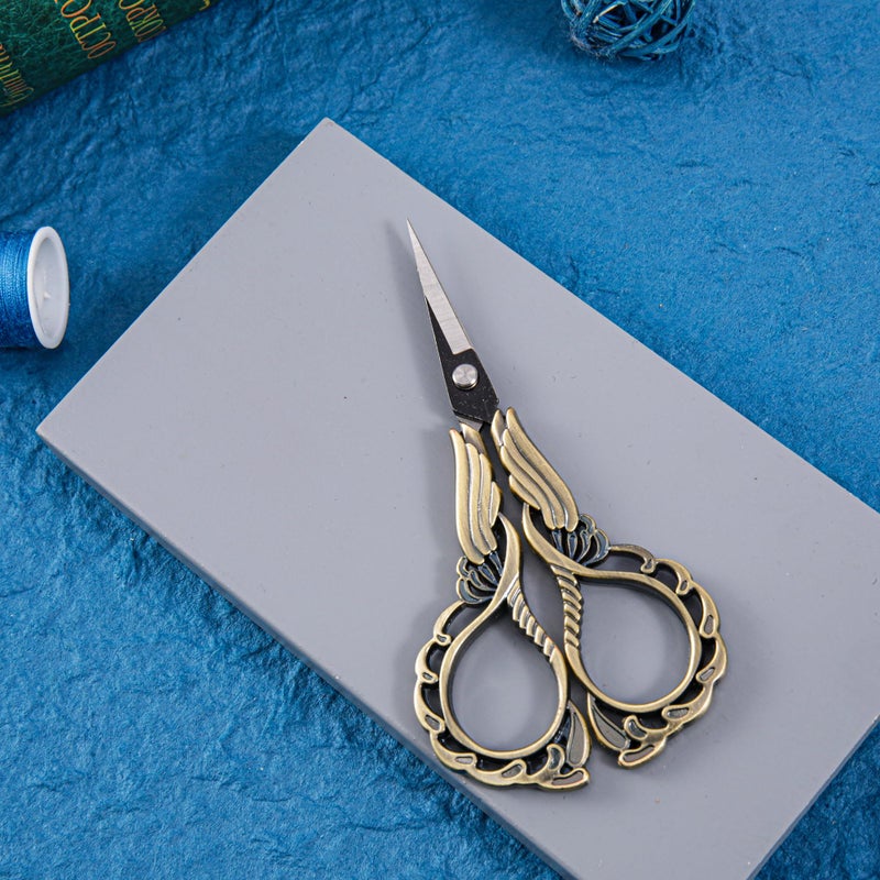 GLEXAL 2-Pack Embroidery Scissors Kit with Covers - Cute Cut-Out Design Handles, Sharp Tips for Precise Cutting - Ideal for Craft, Sewing, and More - Image 5