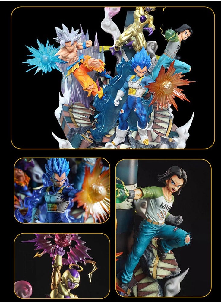 Naruto Dragon Ball Soul Forging Tournament of Power Son Goku Vegeta Frieza No. 17 Model Anime Toys and Ornaments  - Image 4
