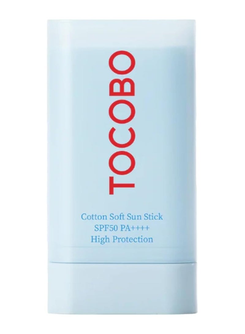 توكوبو توکوبو عصا واقي الشمس القطنية SPF50+ PA++++ وزن 19 جم واقي شمس للوجه بلمسة مطفية مع تحكم بالزيوت - Image 1