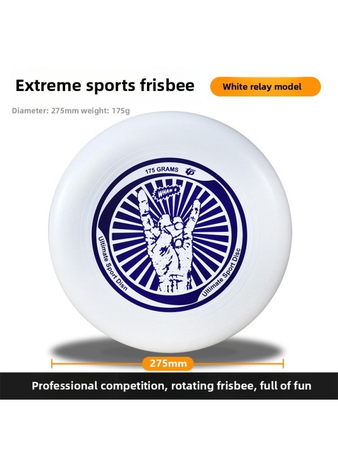 Racing Competitive Frisbee Professional Outdoor Extreme Frisbee Training Competition Special Soft Frisbee 175g-Color:White Heavy Hit Style  - Image 1