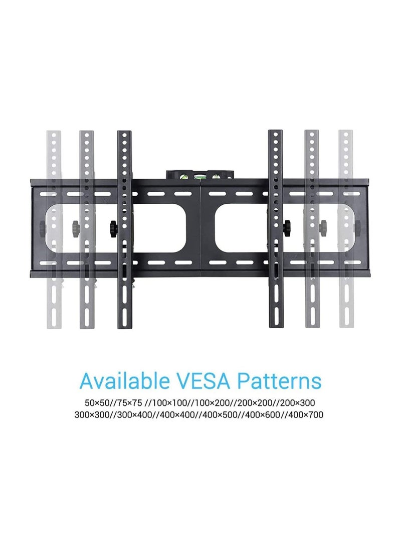 26" - 75" Fixed TV Wall Mount Bracket, Universal Tilt TV Heavy Duty Wall Mount Adjustable TV Stand for LED LCD OLED Plasma TV with Super Strong 50kg Weight Capacity VESA up to 700 x 400  - Image 5
